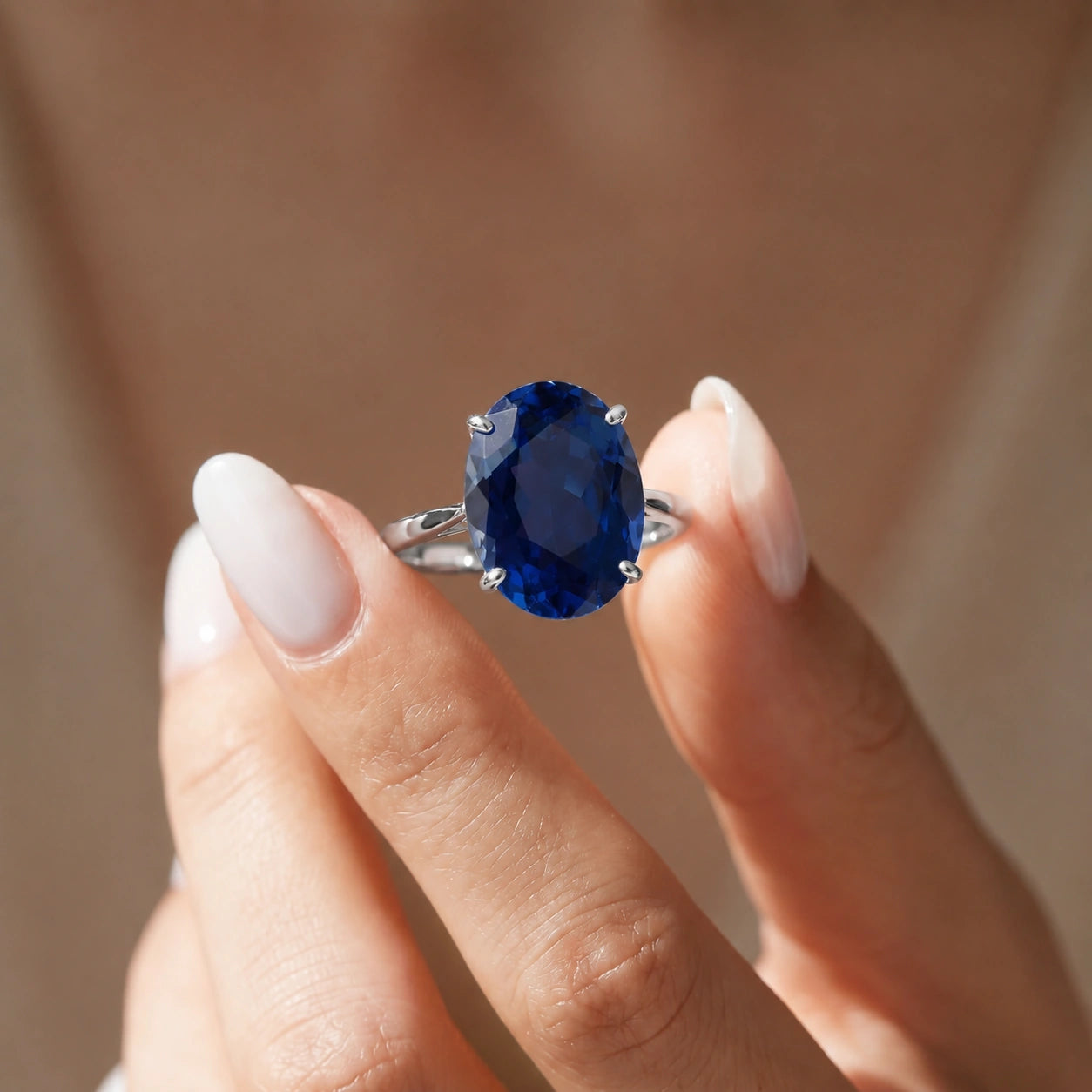 White Gold Sapphire — Zaira