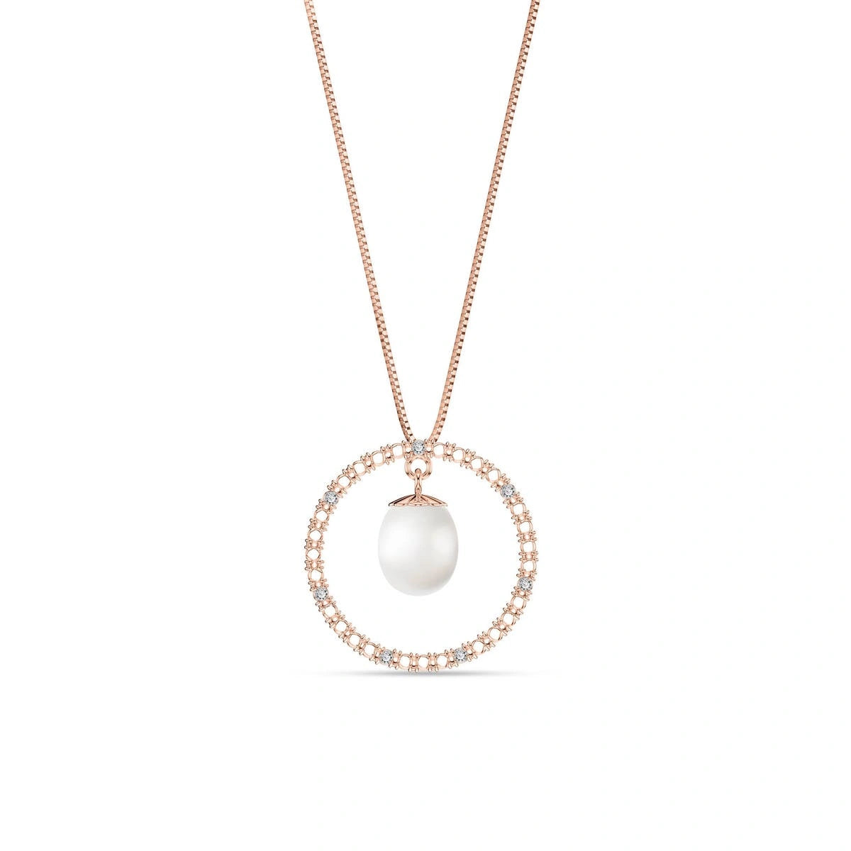 Rose Gold Pearl & Diamond — Arnalda