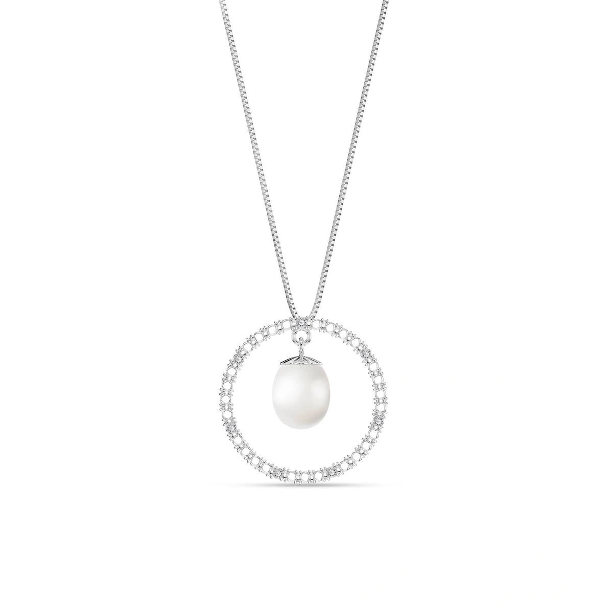 White Gold Pearl & Diamond — Arnalda