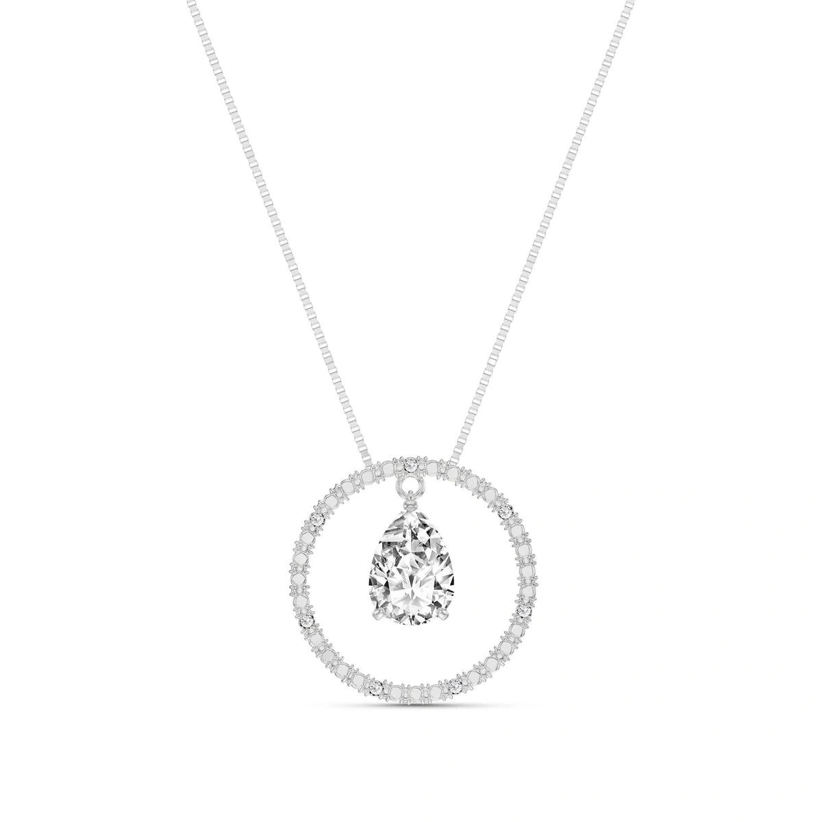 White Gold White Topaz & Diamond — Arnalda