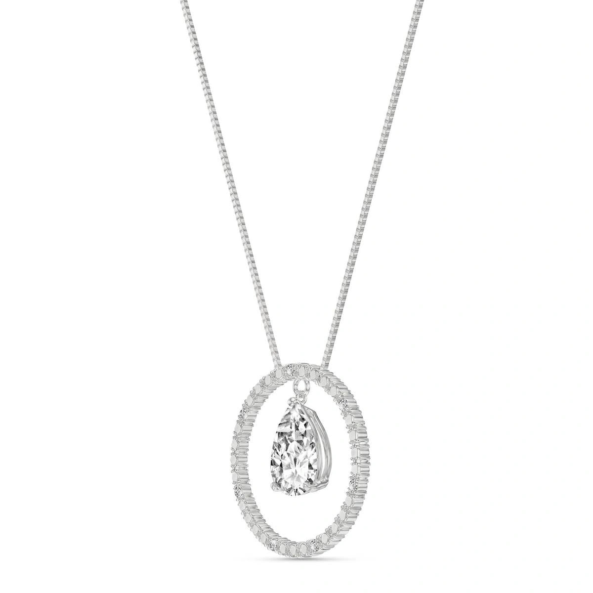 White Gold White Topaz & Diamond — Arnalda