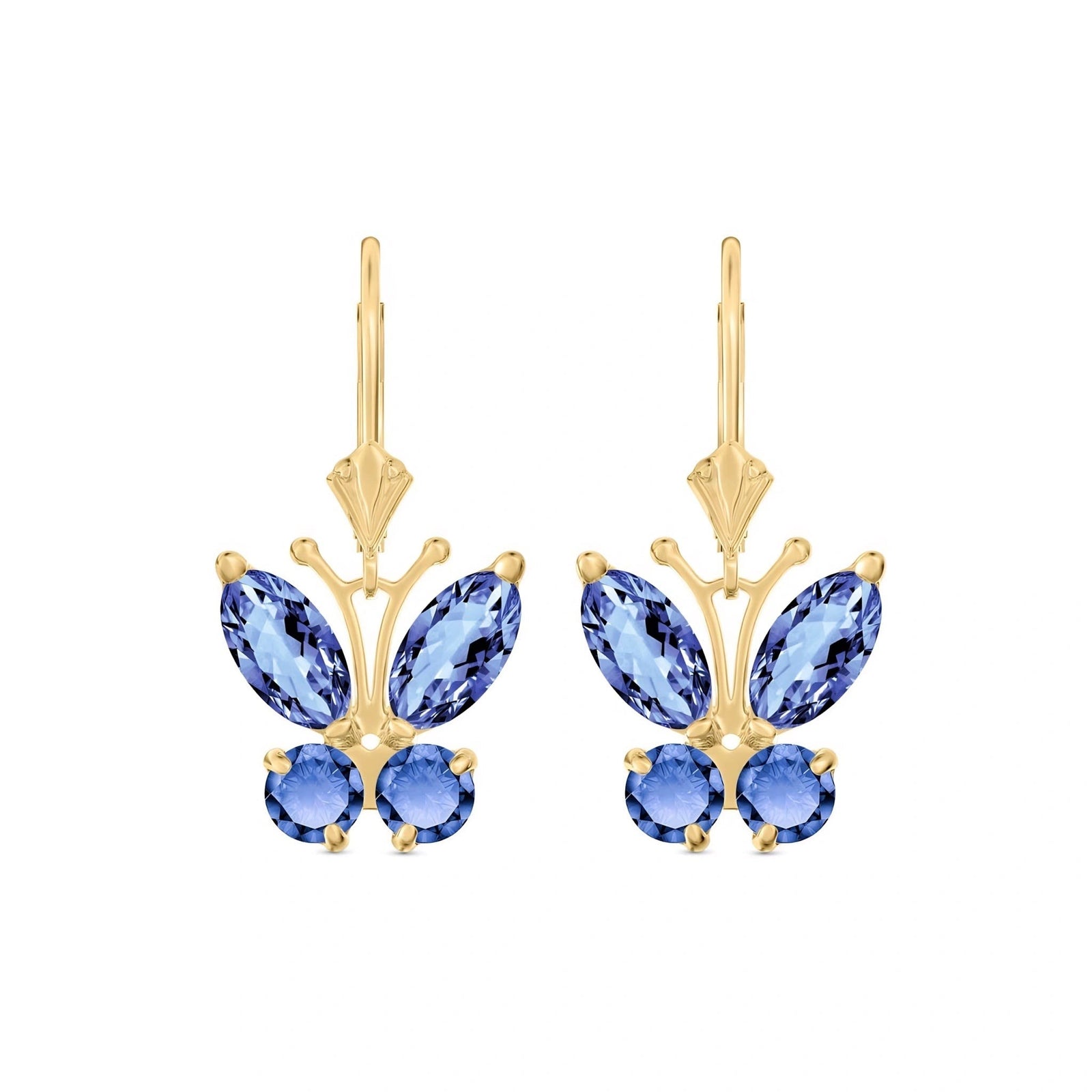 Yellow Gold Aura Earrings Peridot 10K — Luciana
