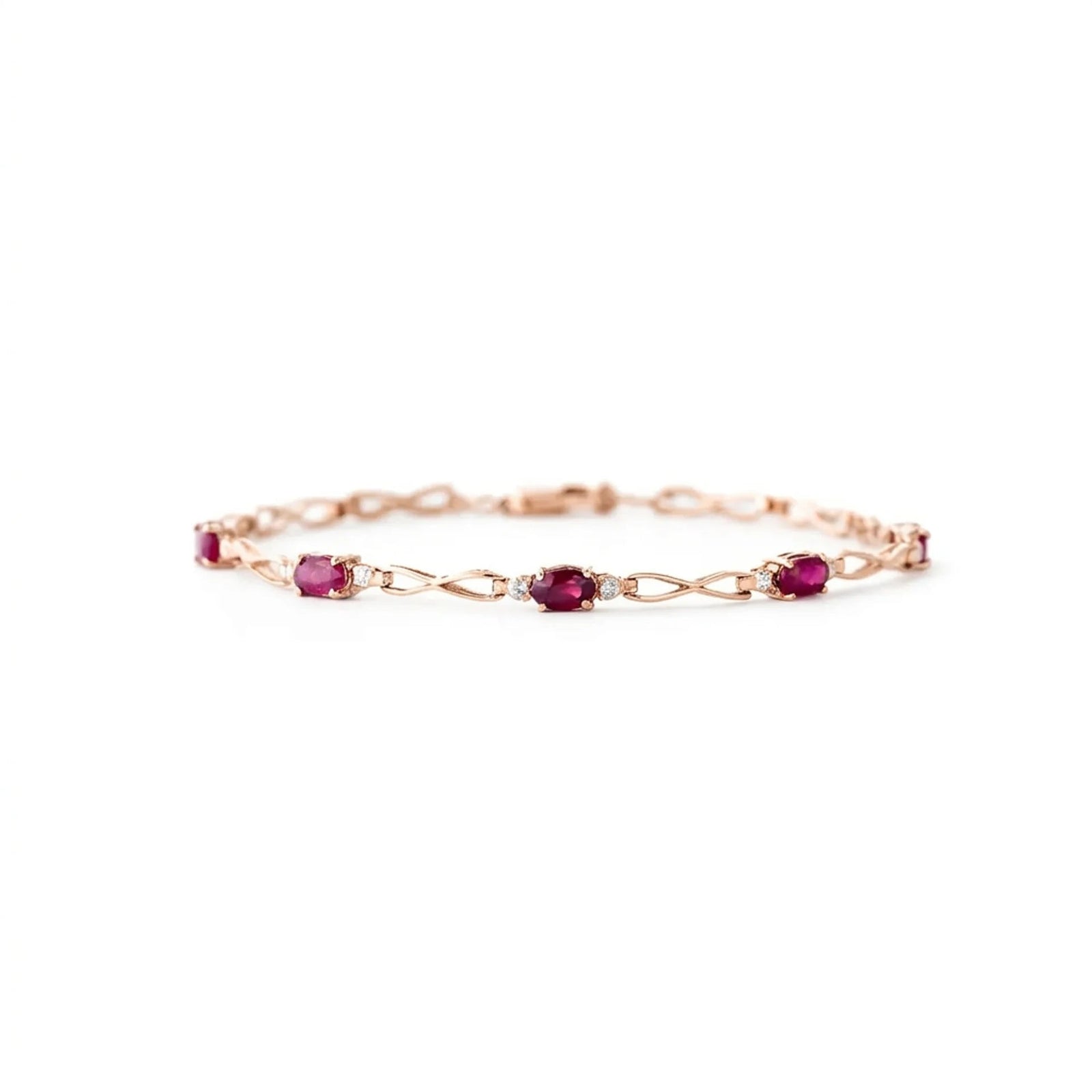 Rose Gold Diamond & Ruby — Mariagreta