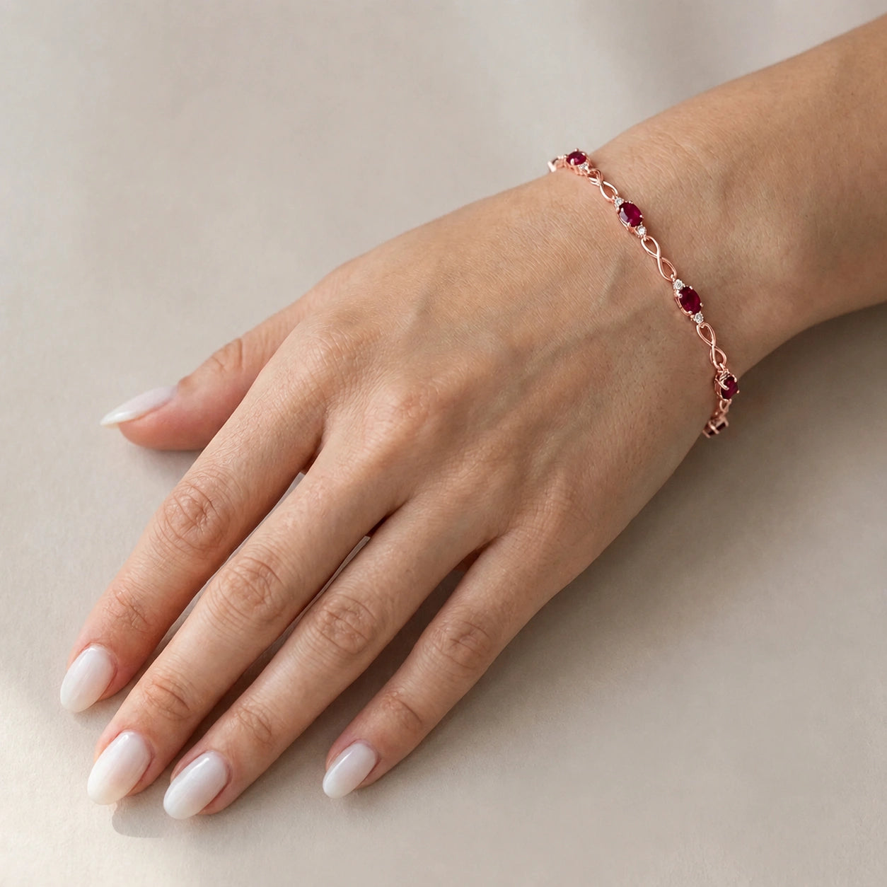 Rose Gold Diamond & Ruby — Mariagreta