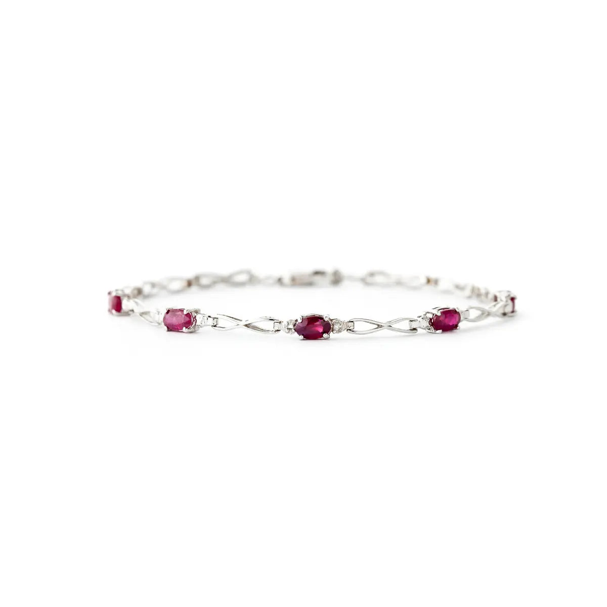 White Gold Diamond & Ruby — Mariagreta