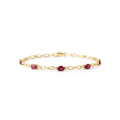 Yellow Gold Diamond & Ruby — Mariagreta