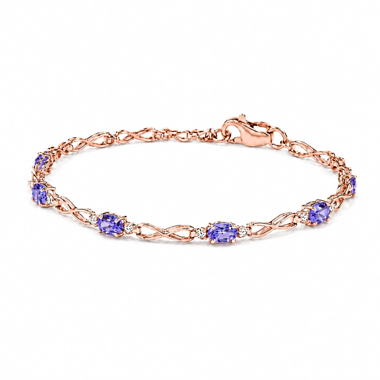 Rose Gold Diamond & Tanzanite — Mariagreta