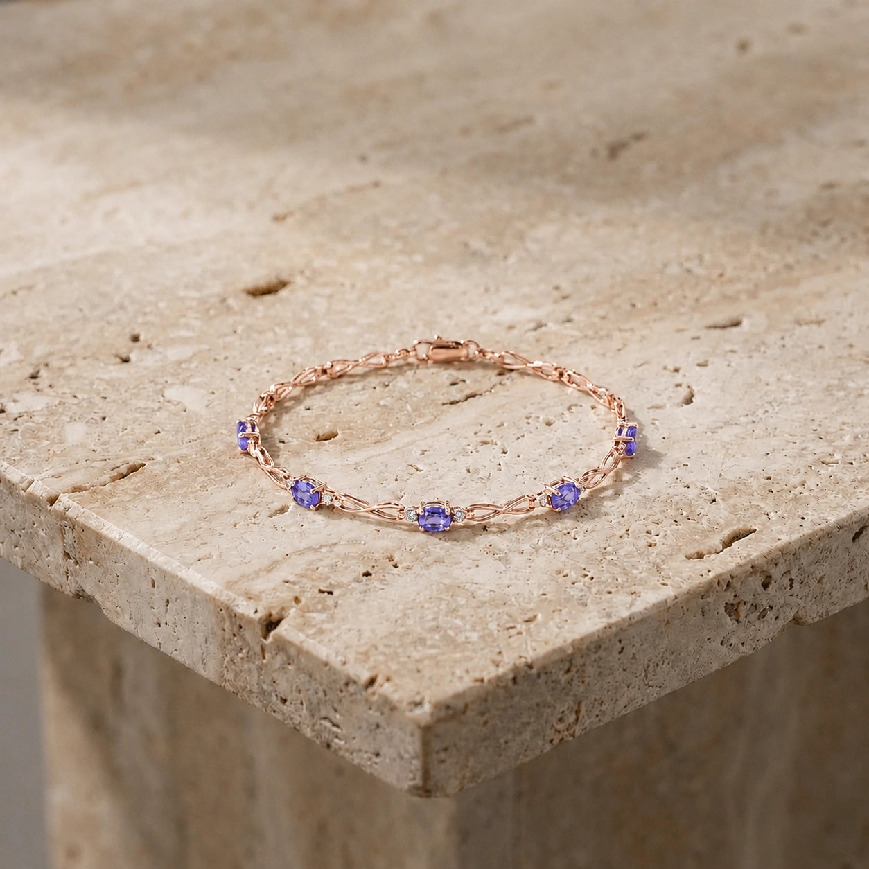 Rose Gold Diamond & Tanzanite — Mariagreta