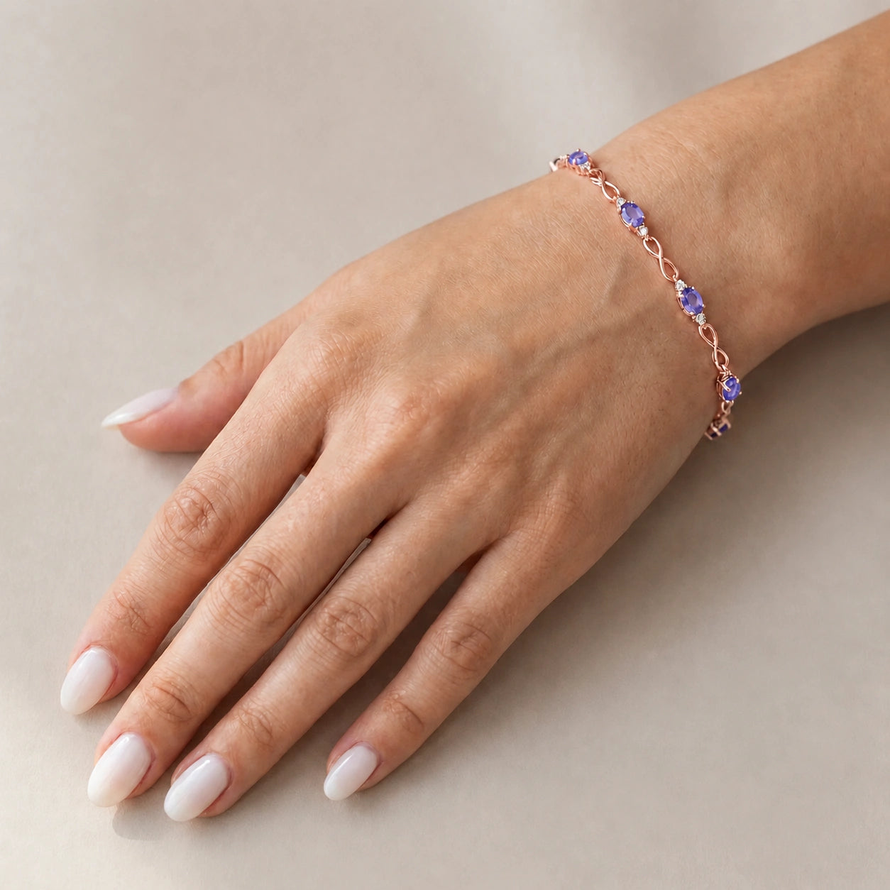 Rose Gold Diamond & Tanzanite — Mariagreta