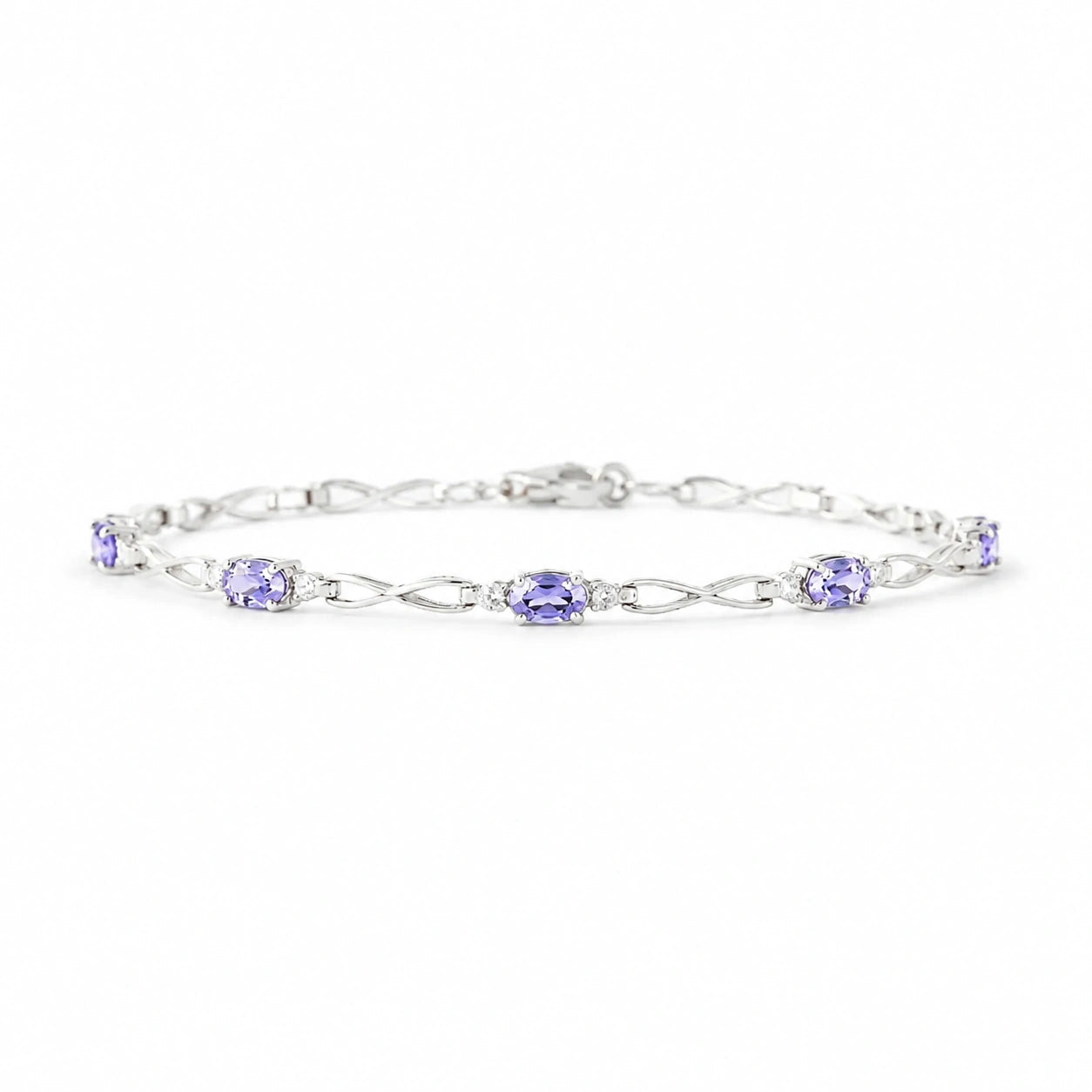 White Gold Diamond & Tanzanite — Mariagreta