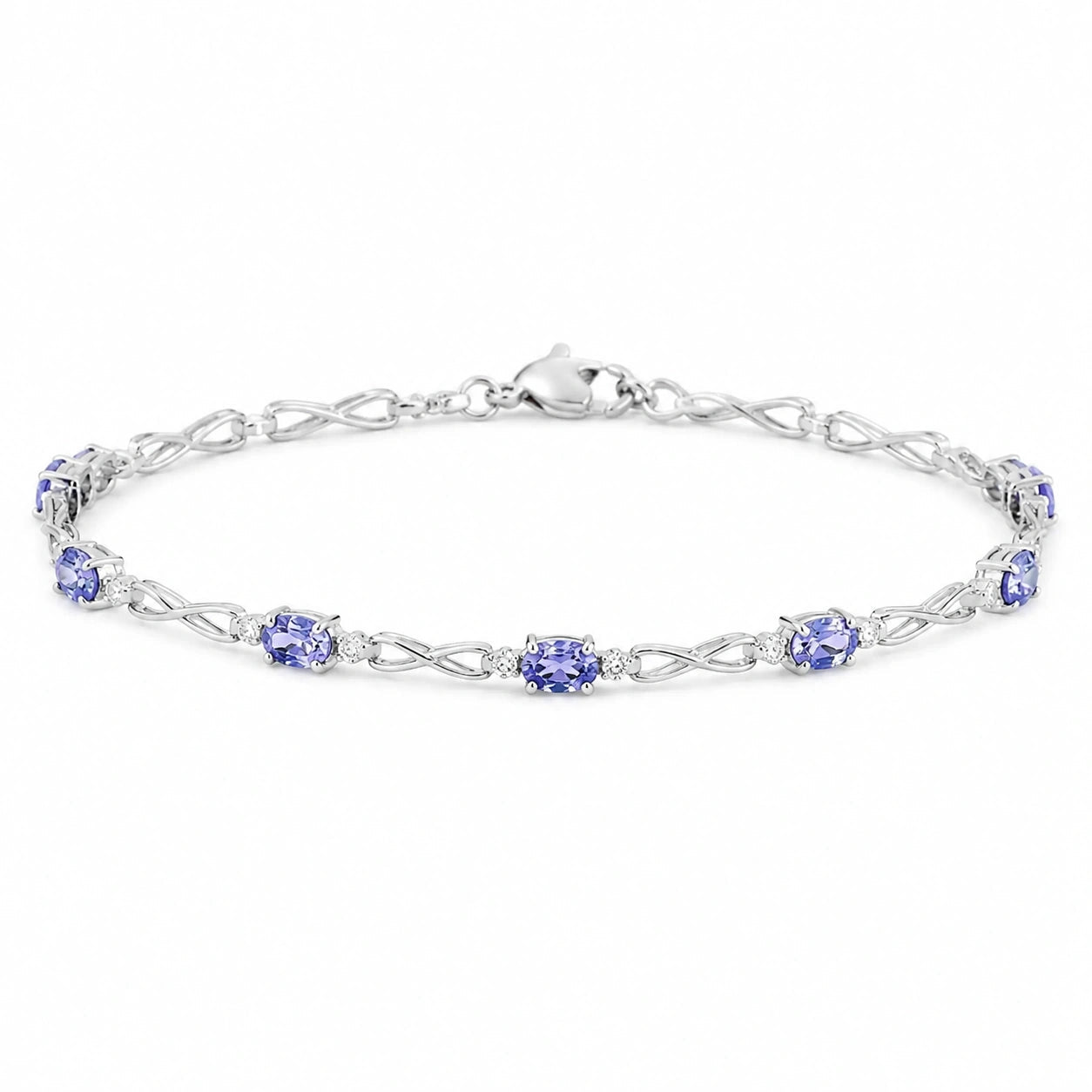 White Gold Diamond & Tanzanite — Mariagreta