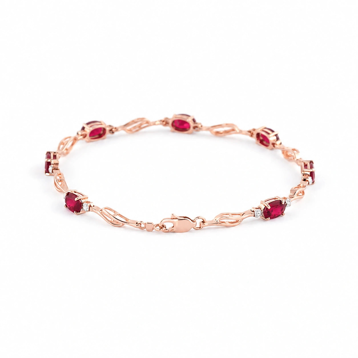 Rose Gold Diamond & Ruby — Mariaida