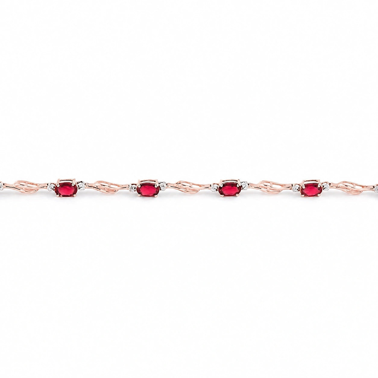 Rose Gold Diamond & Ruby — Mariaida