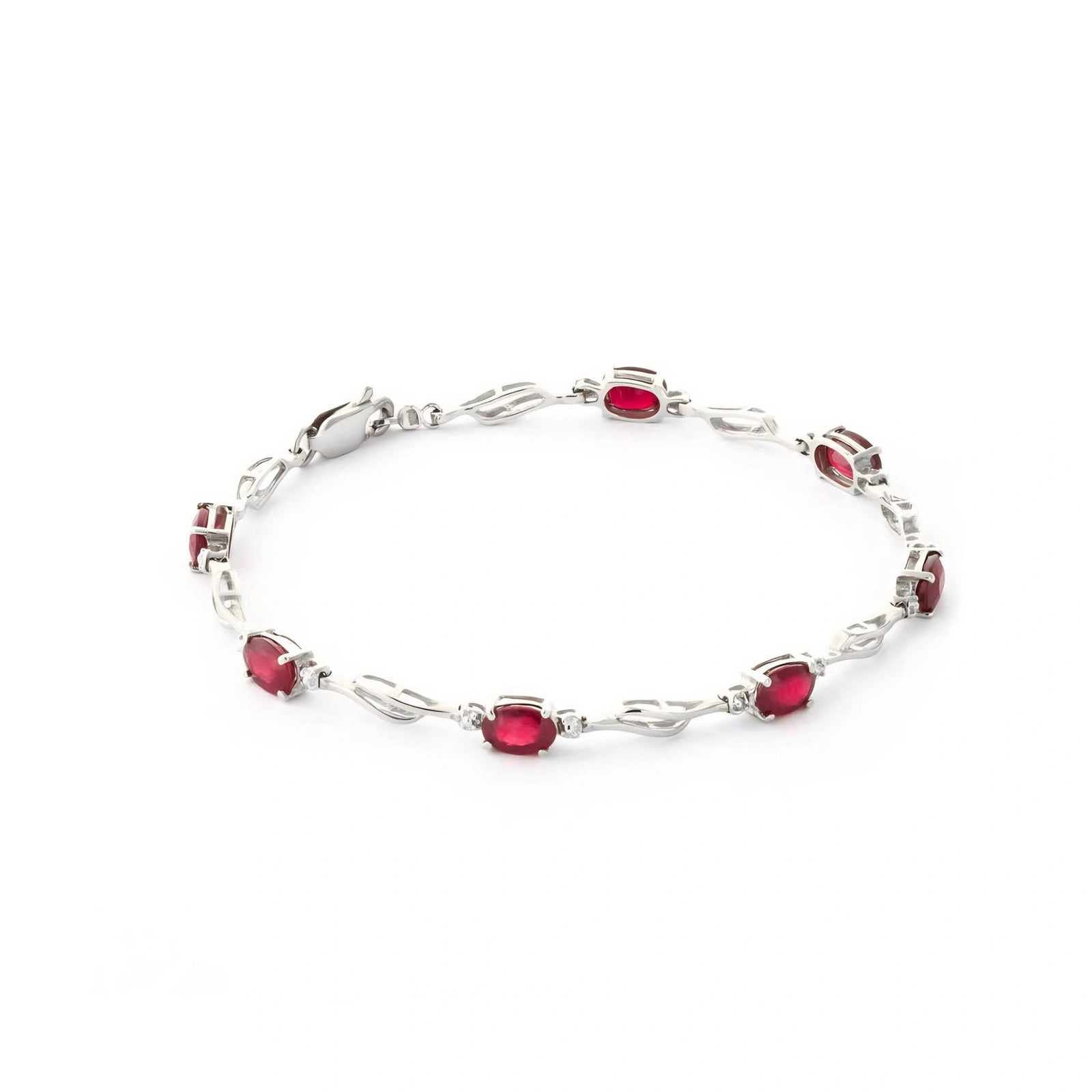 White Gold Diamond & Ruby — Mariaida
