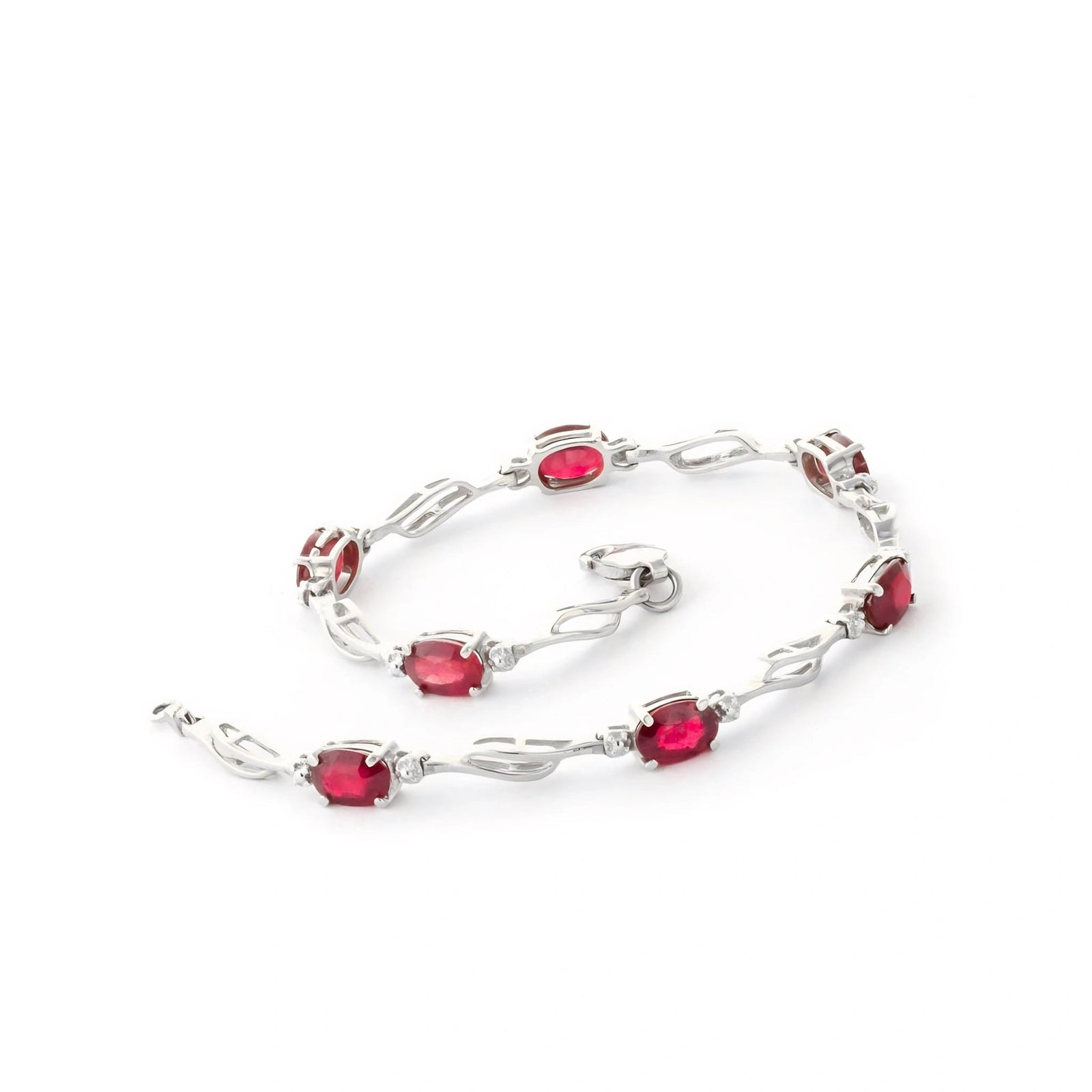 White Gold Diamond & Ruby — Mariaida