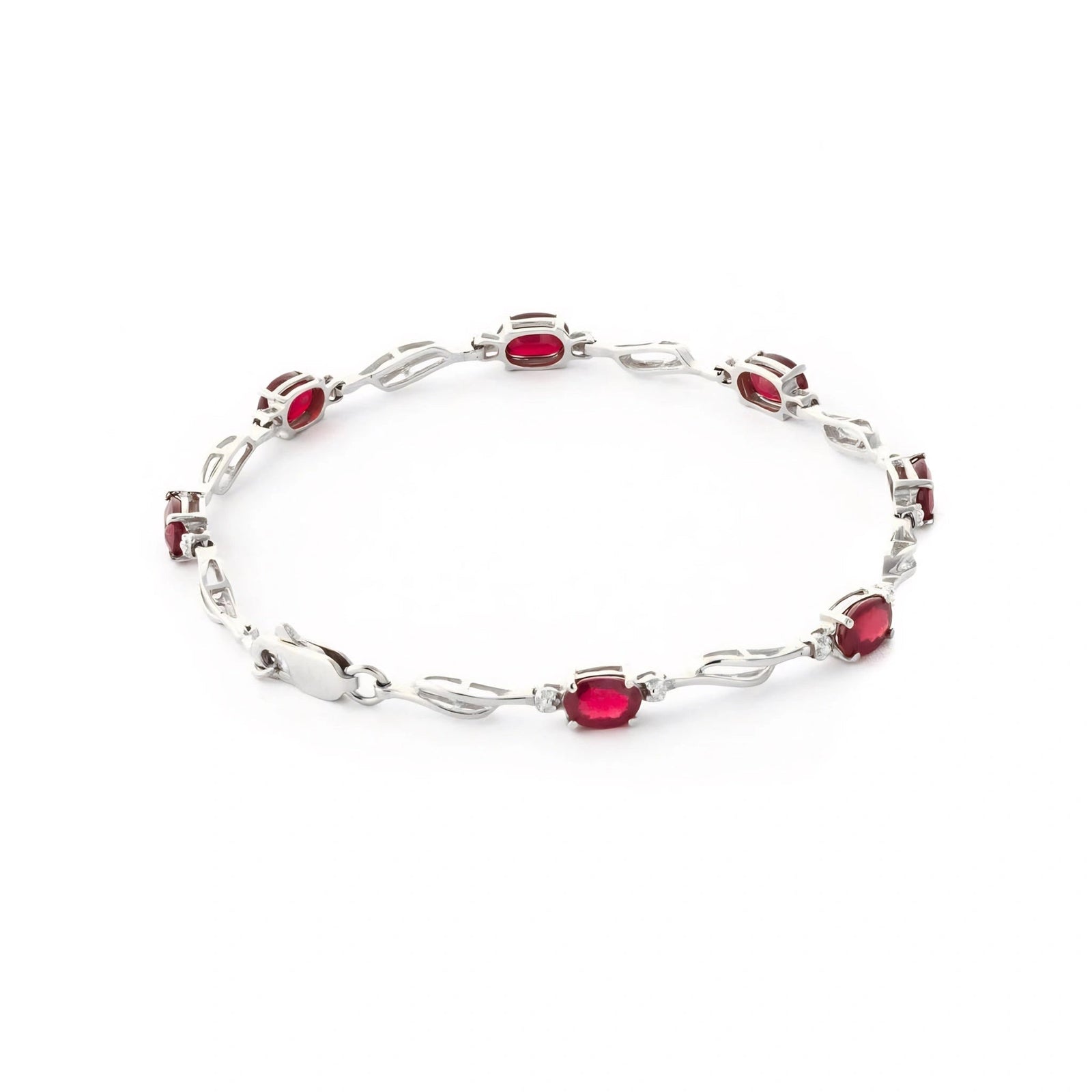 White Gold Diamond & Ruby — Mariaida