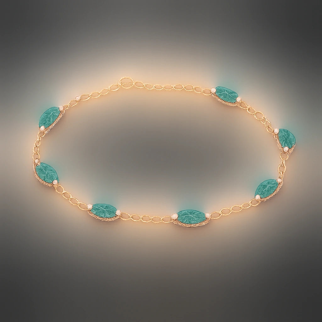 Rose Gold Emerald & Diamond — Mariaida