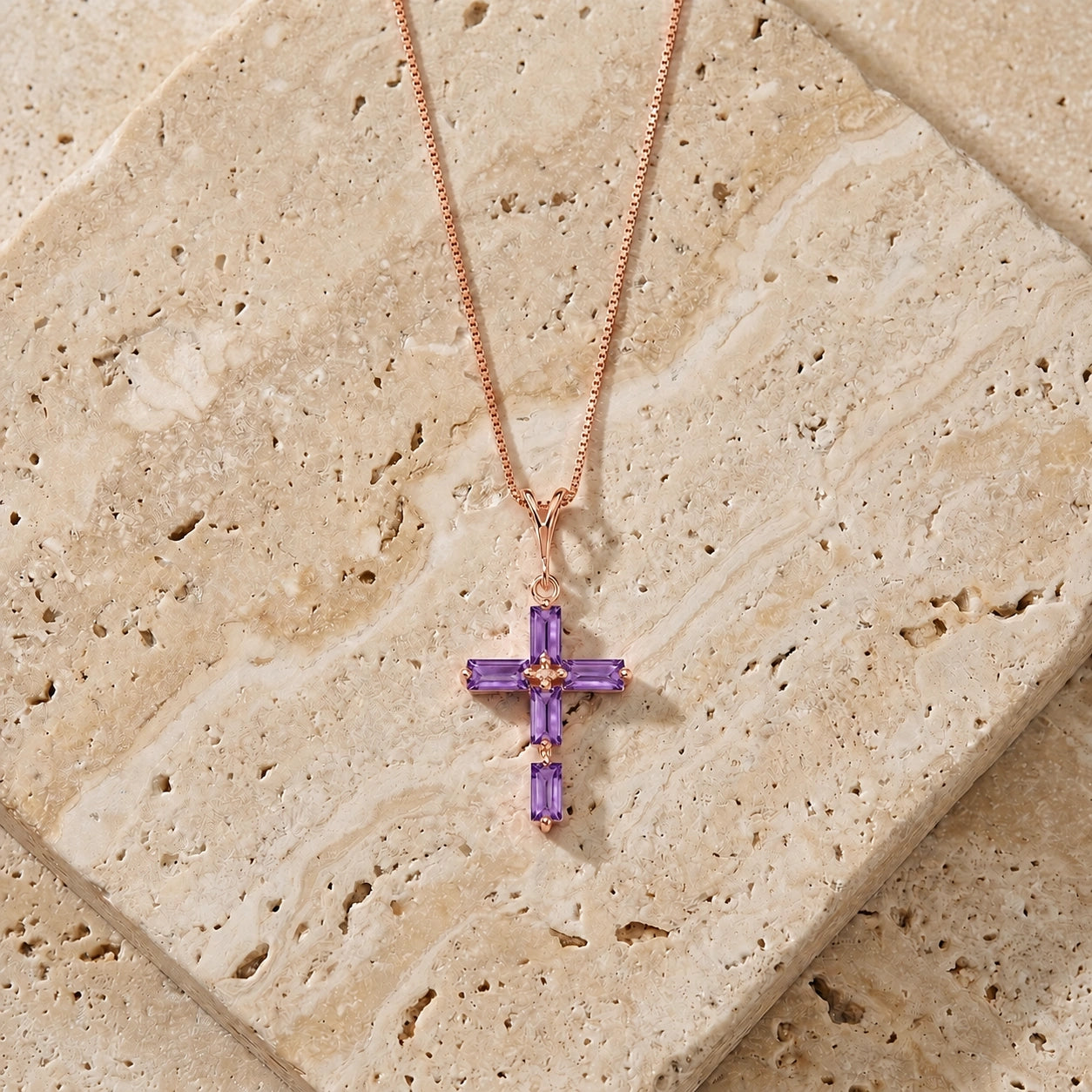 Rose Gold Amethyst — Melisenda