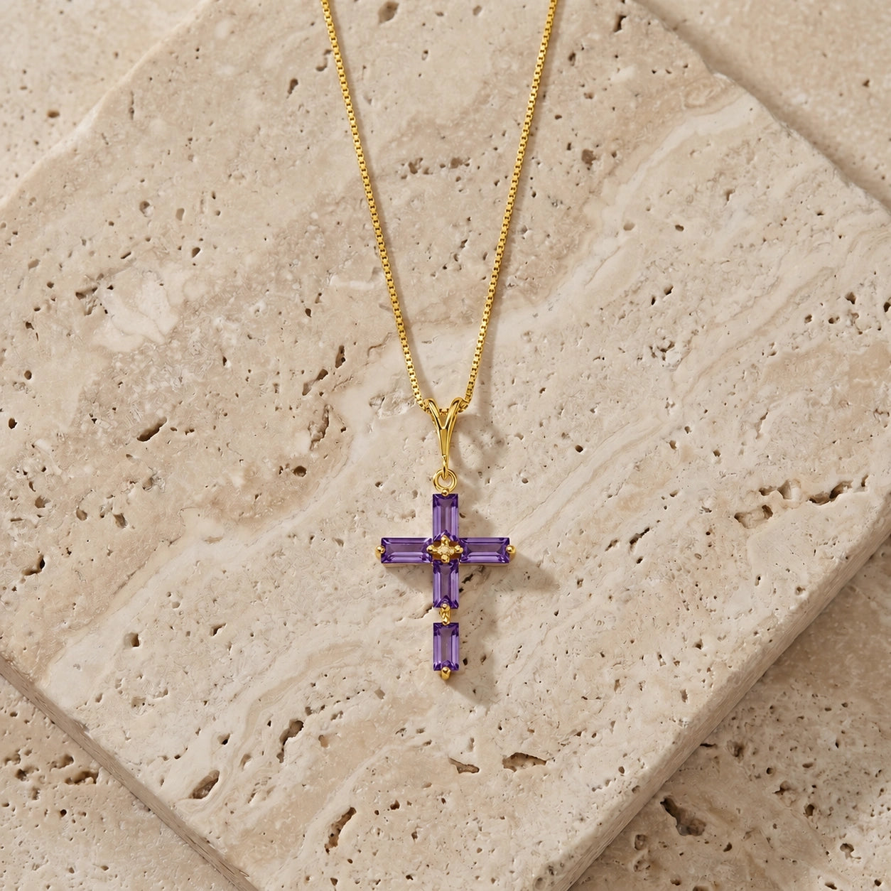 Yellow Gold Amethyst — Melisenda