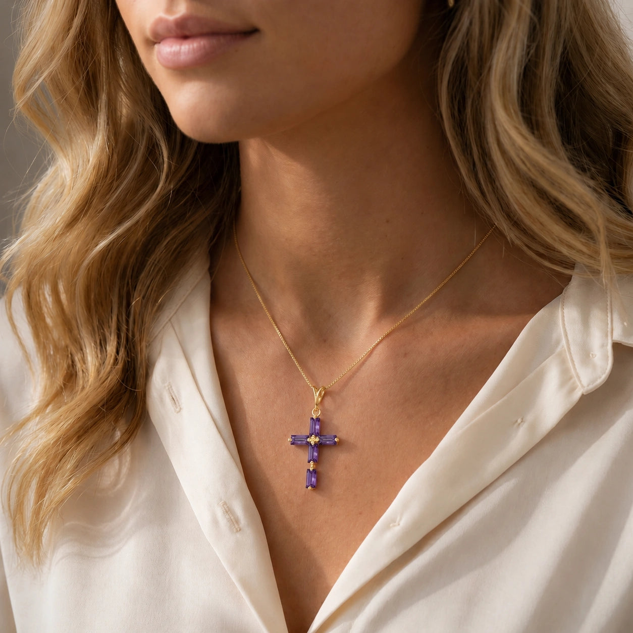 Yellow Gold Amethyst — Melisenda