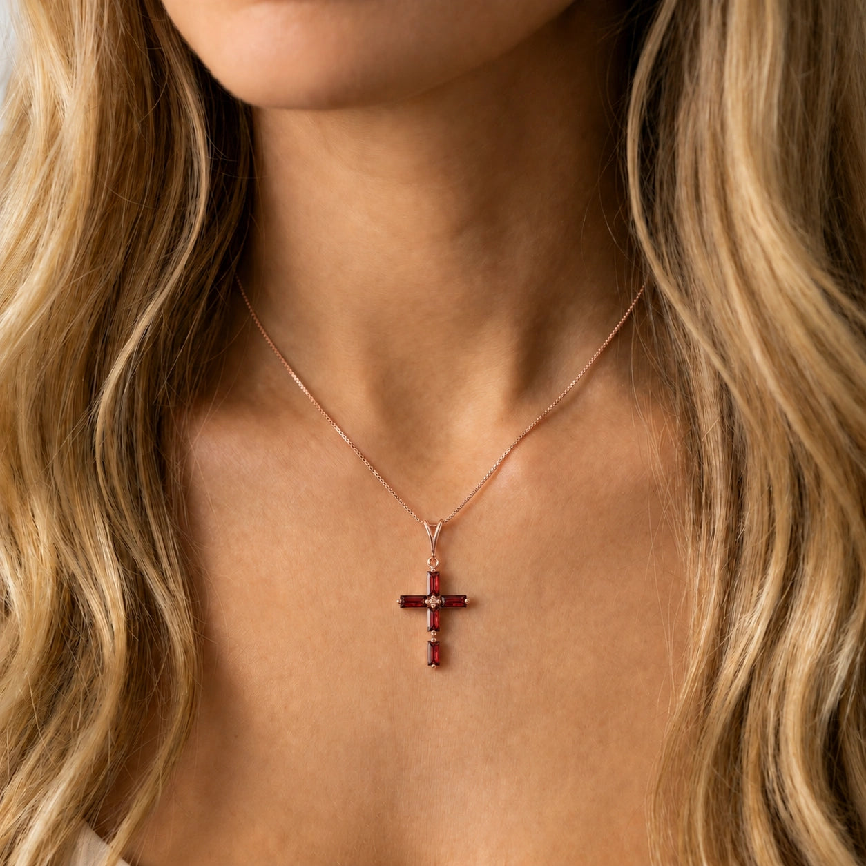 Rose Gold Garnet — Melisenda