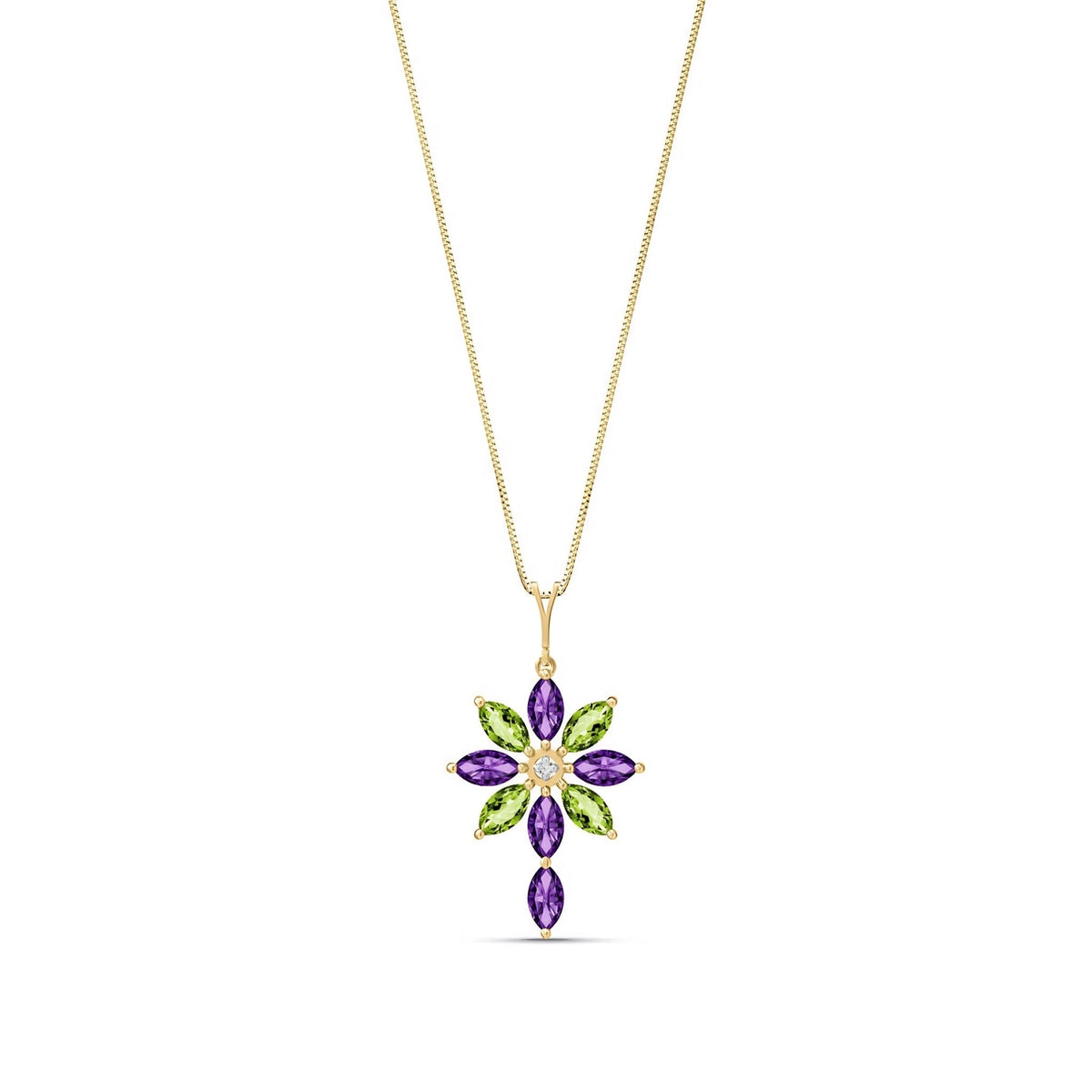 Yellow Gold Amethyst — Angelina
