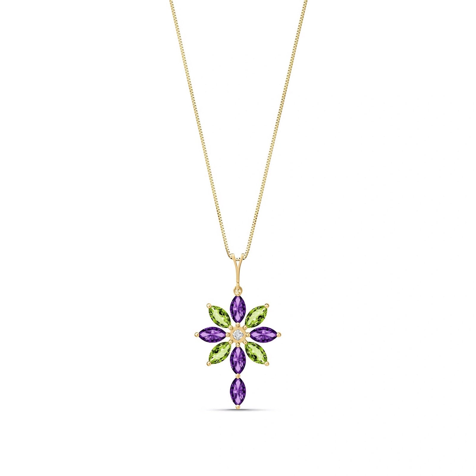 Yellow Gold Amethyst — Angelina