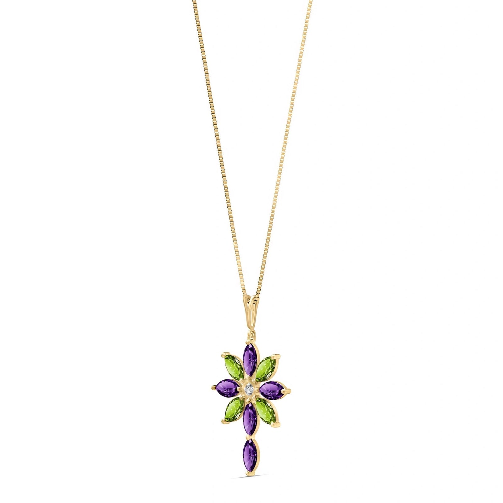 Yellow Gold Amethyst — Angelina