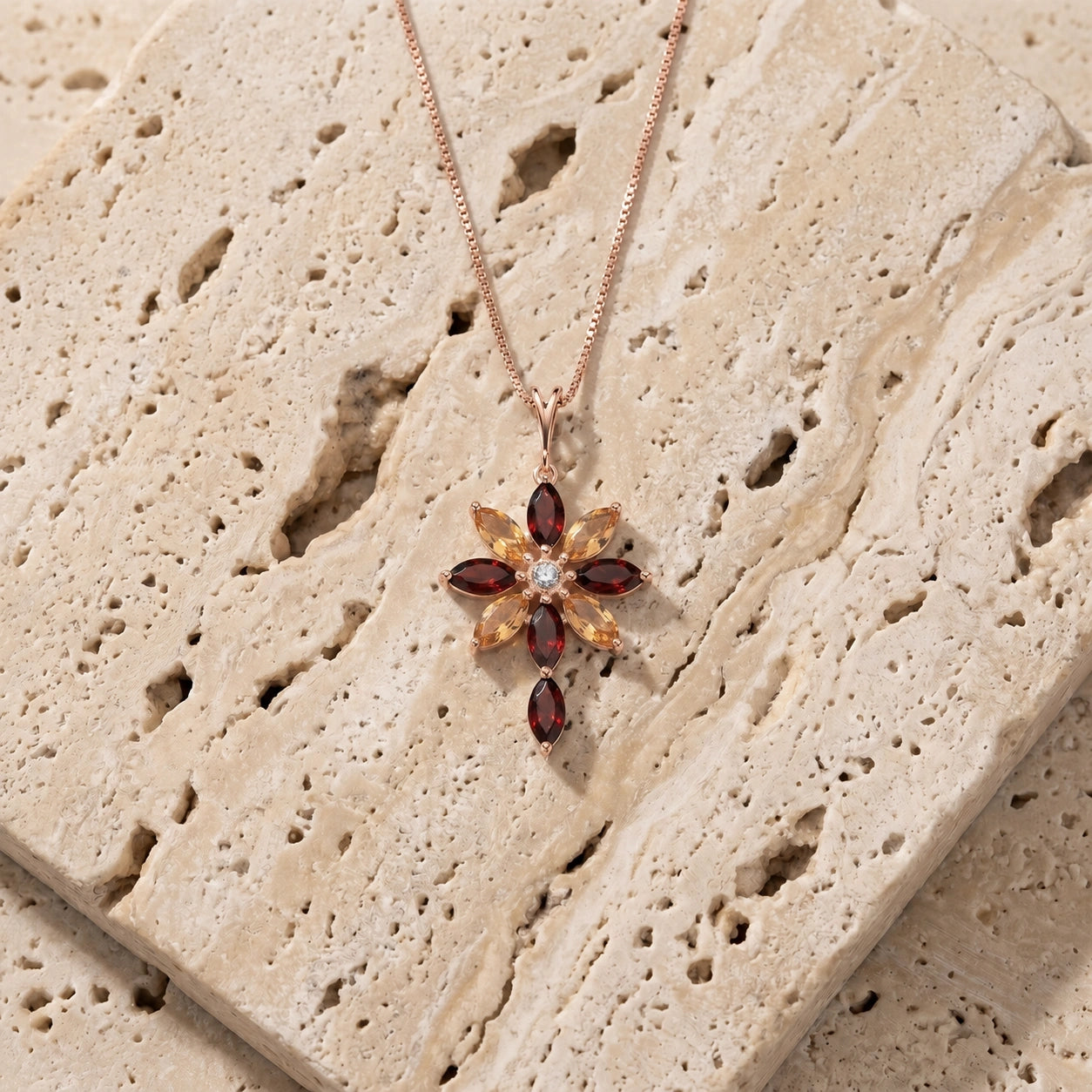 Rose Gold Citrine — Angelina