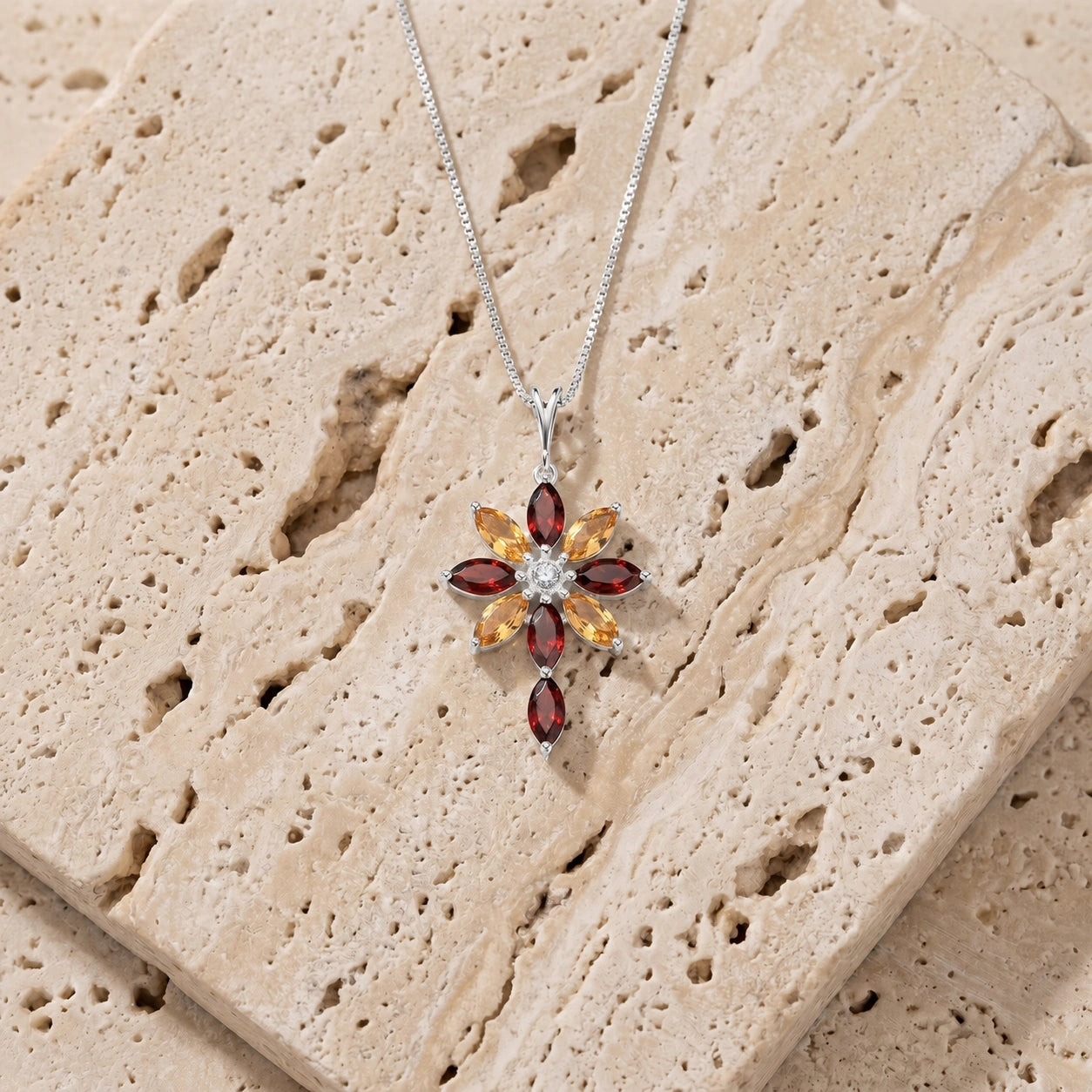 White Gold Citrine — Angelina