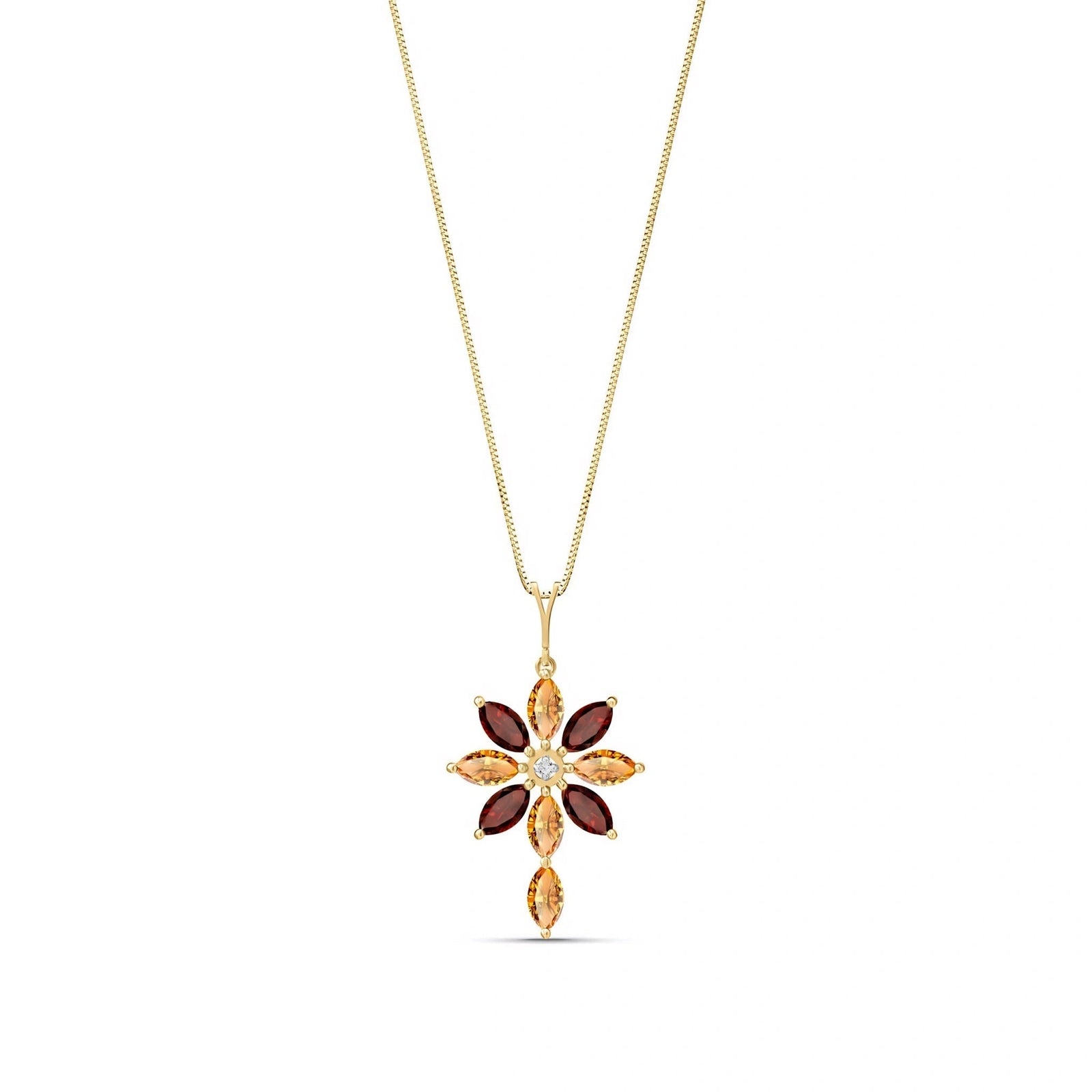 Yellow Gold Citrine — Angelina