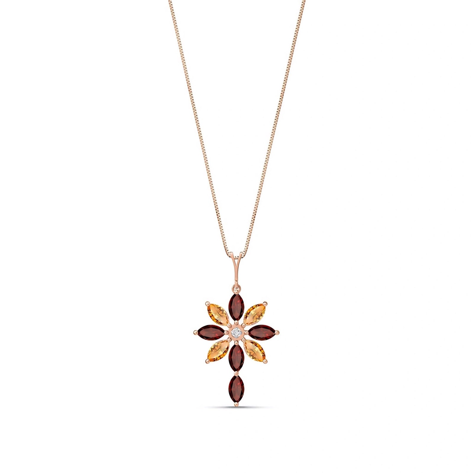 Rose Gold Garnet — Angelina