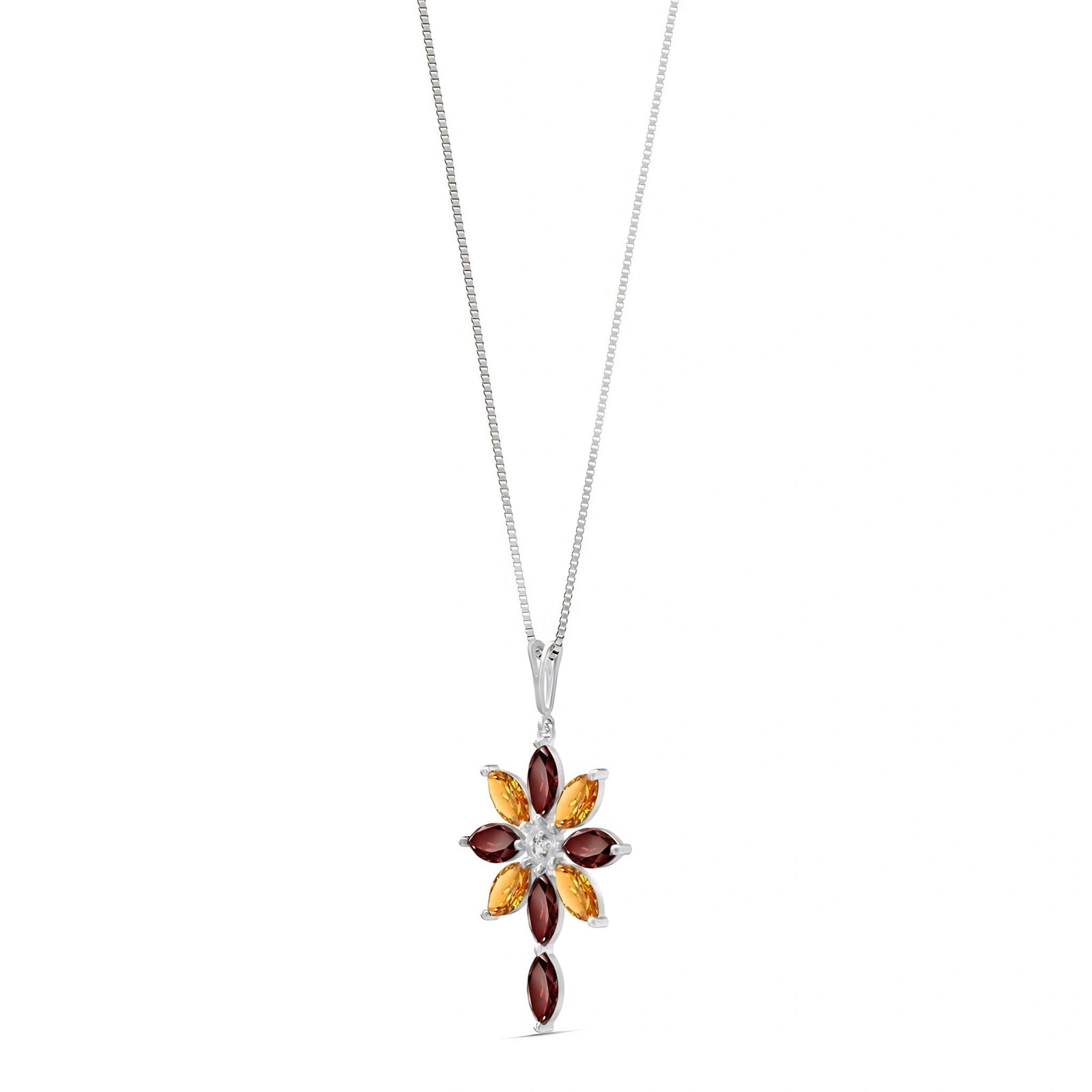 White Gold Garnet — Angelina