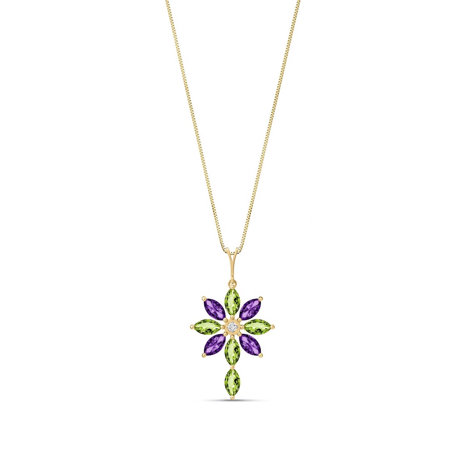 Yellow Gold Peridot — Angelina