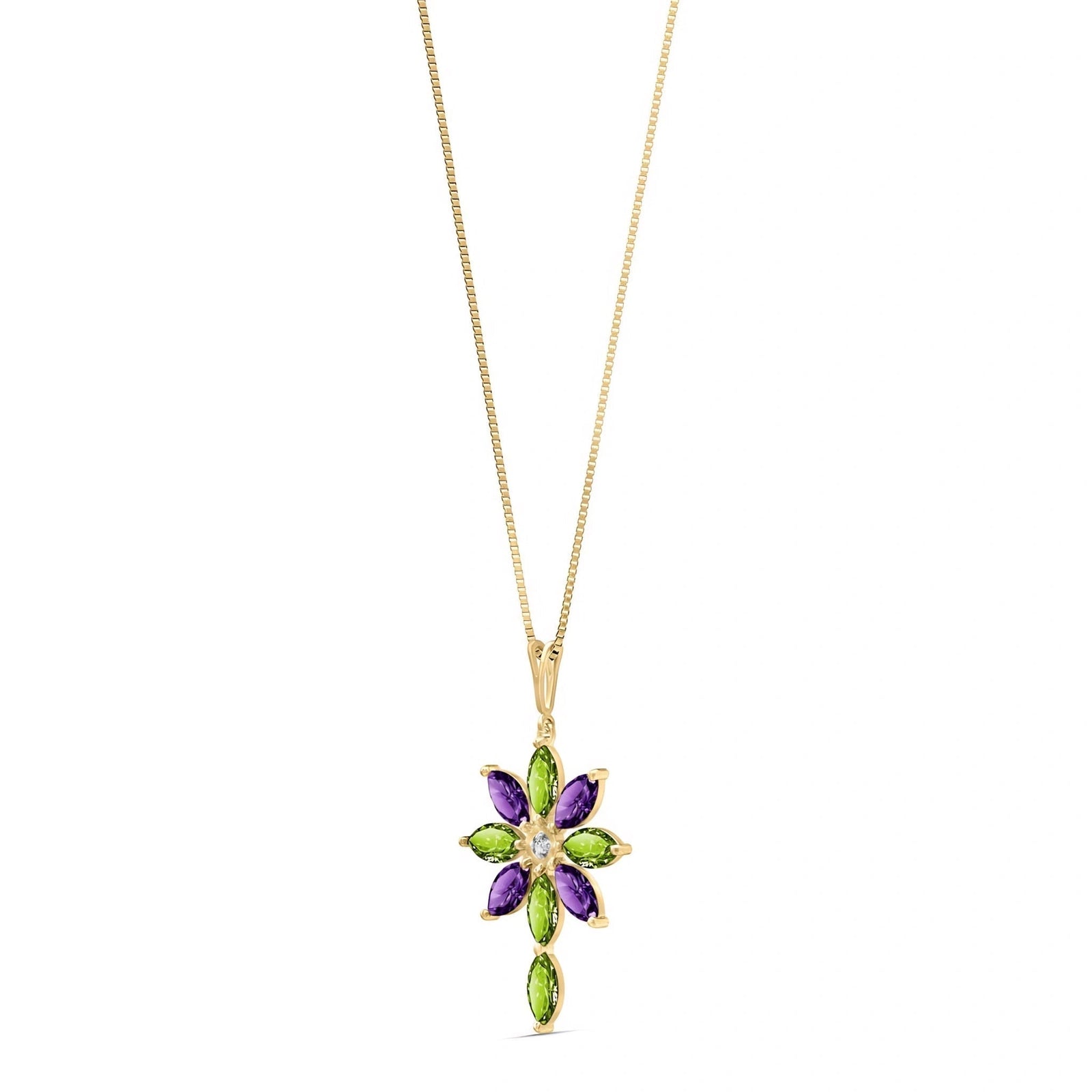 Yellow Gold Peridot — Angelina