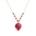 Yellow Gold Reverie Pendant Necklace Ruby 10K — Novella