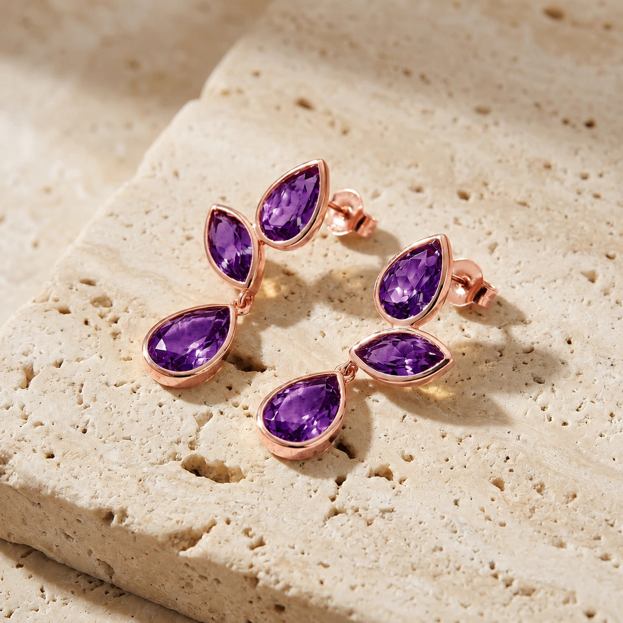 Rose Gold Amethyst — Ermellina