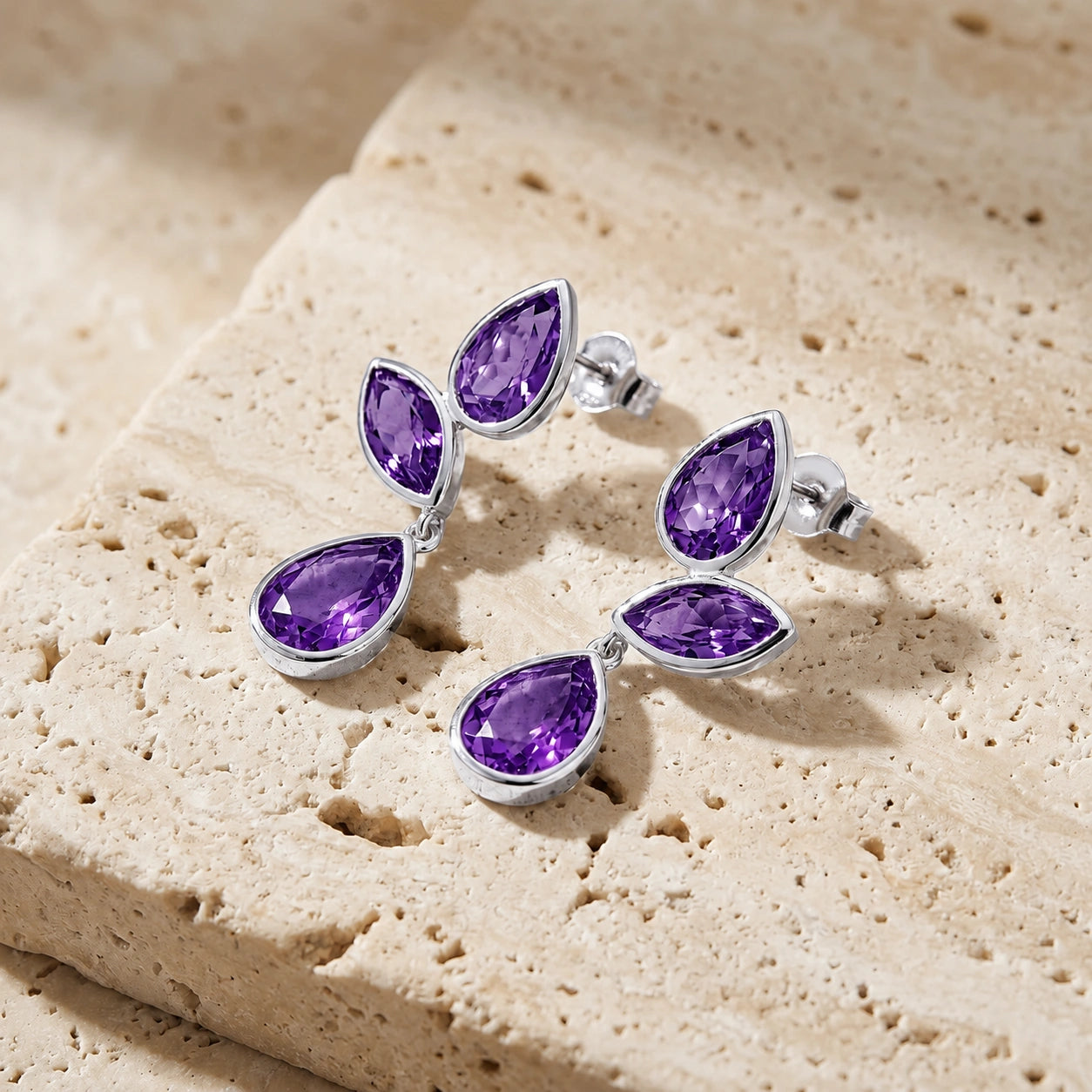 White Gold Amethyst — Ermellina
