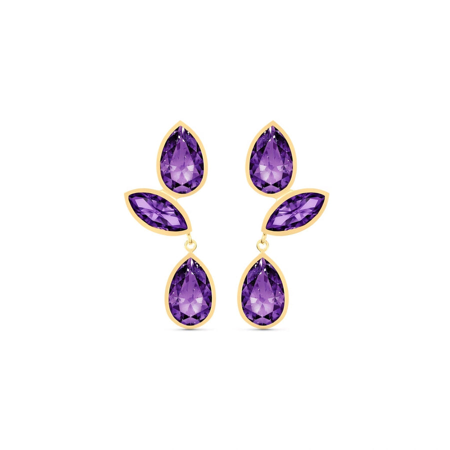 Yellow Gold Amethyst — Ermellina