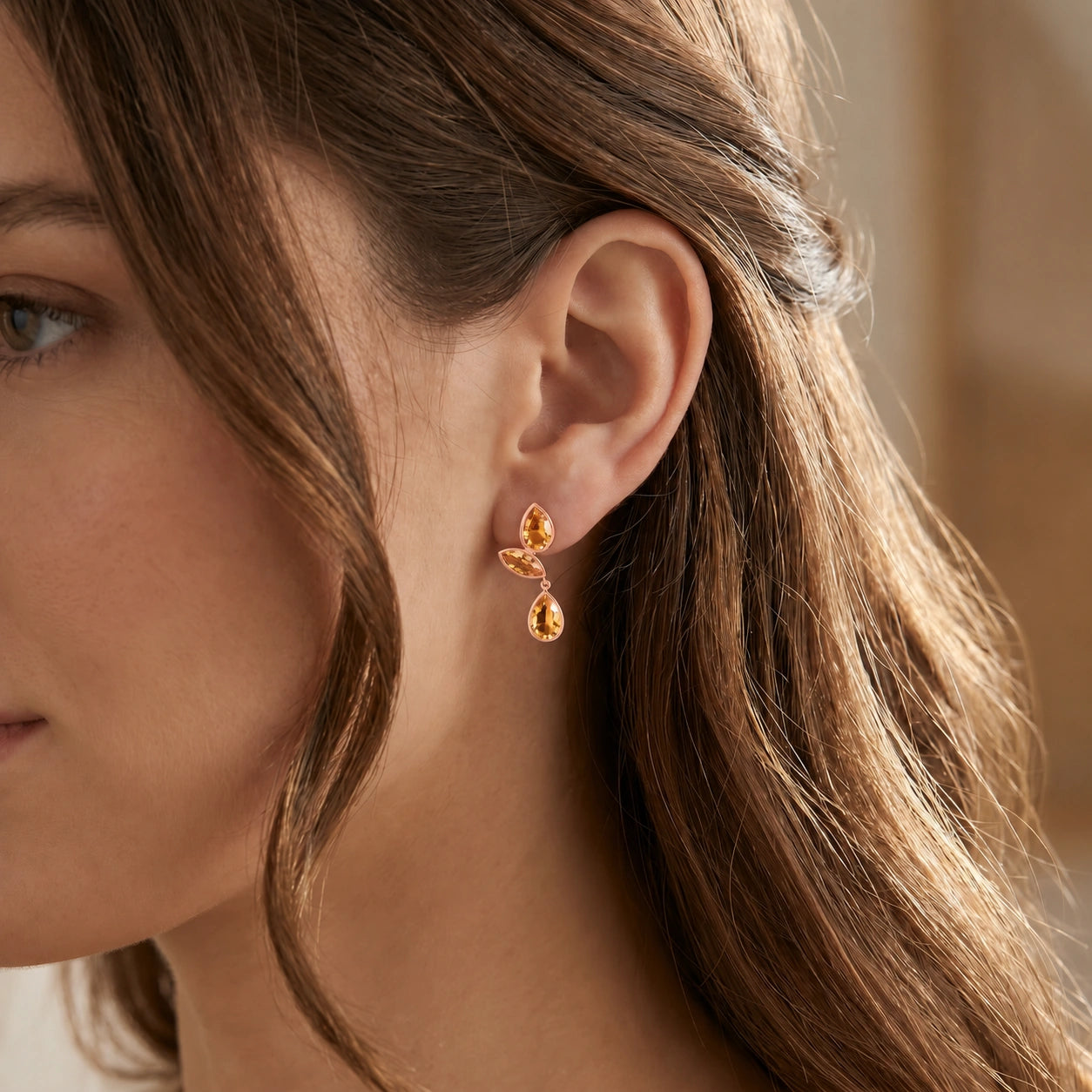 Rose Gold Citrine — Ermellina