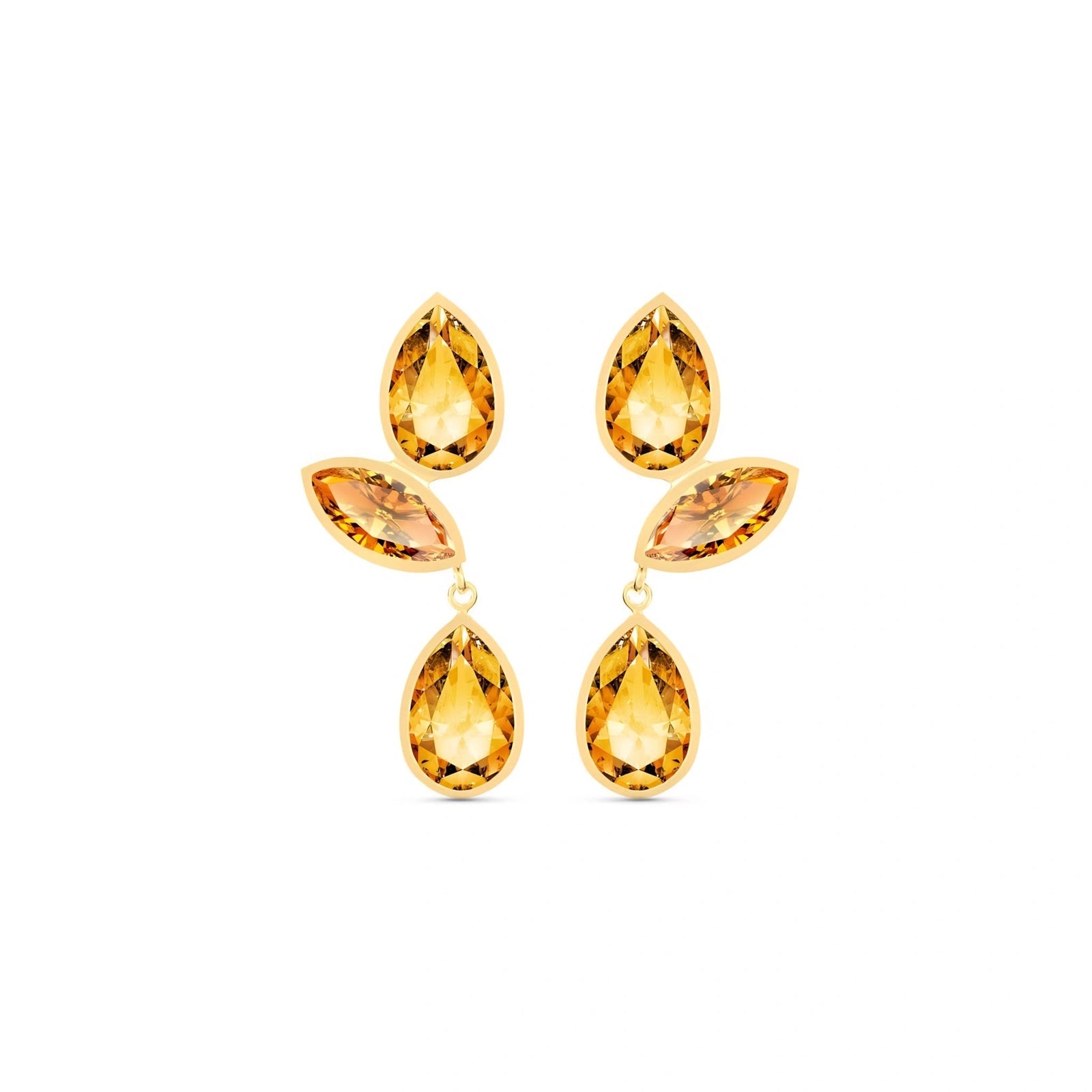 Yellow Gold Citrine — Ermellina