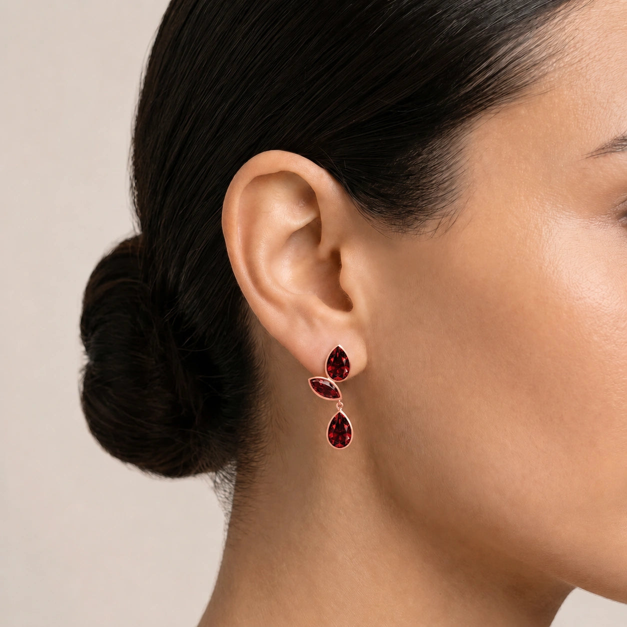 Rose Gold Garnet — Ermellina
