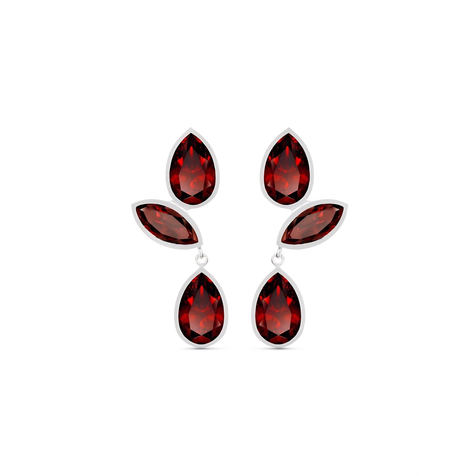 White Gold Garnet — Ermellina