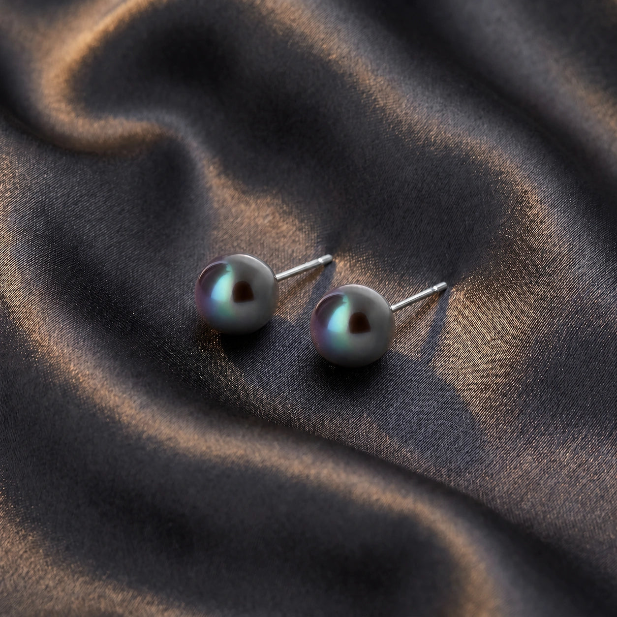 White Gold Heritage Earrings Pearl 10K — Ermenegilda
