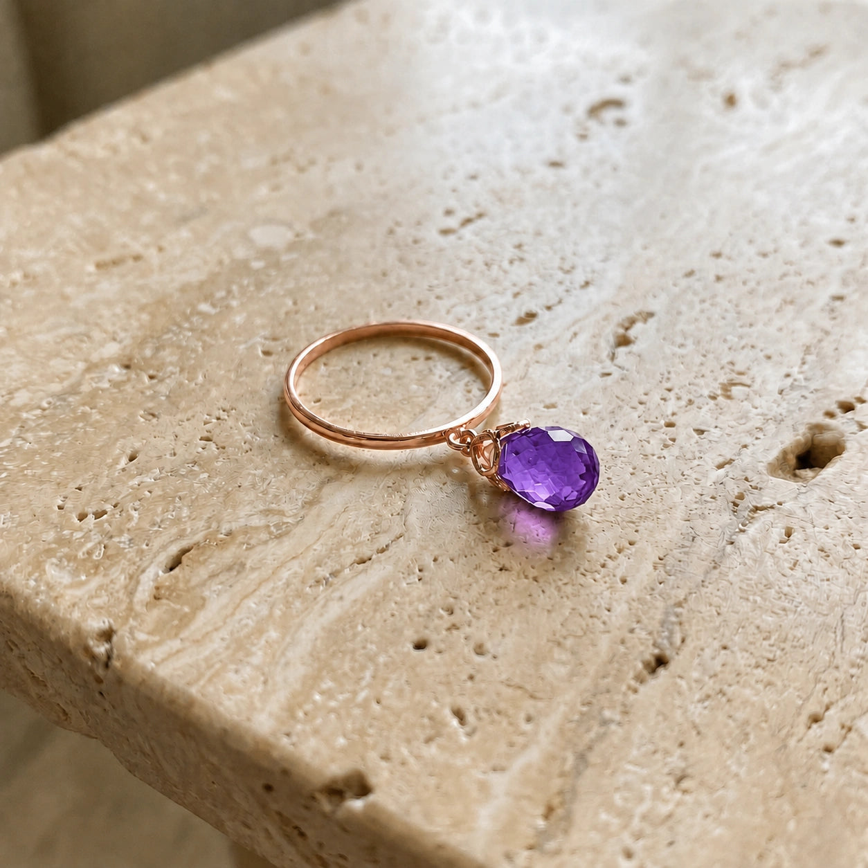 Rose Gold Amethyst — Demetra