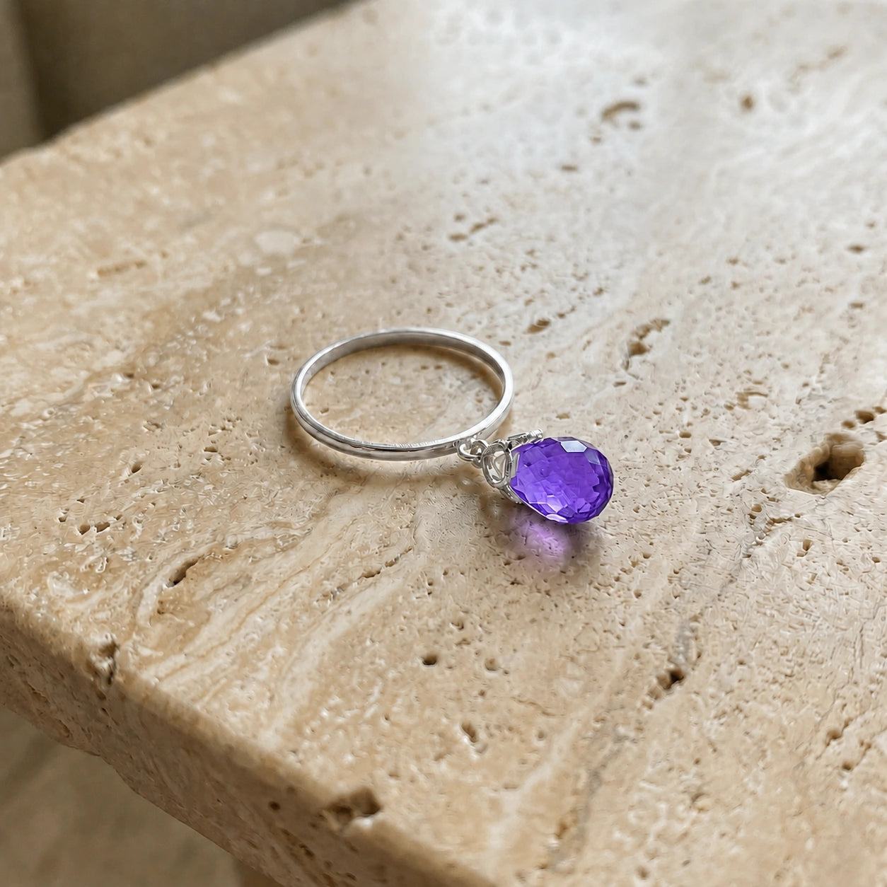 White Gold Amethyst — Demetra