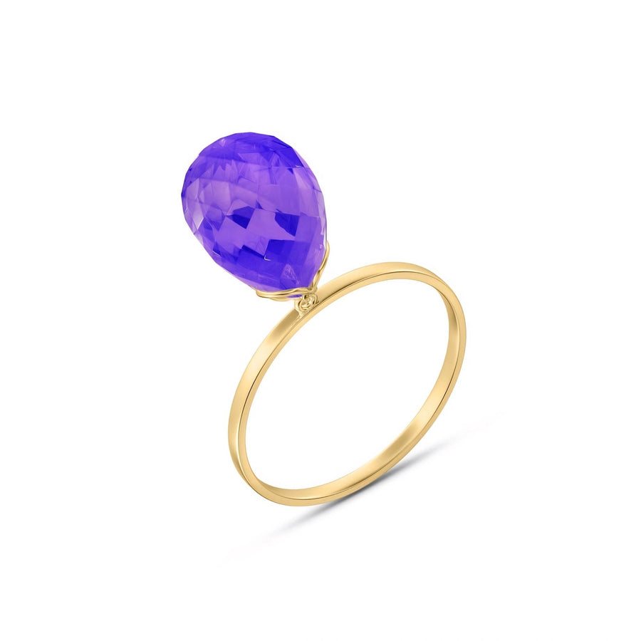 Yellow Gold Amethyst — Demetra