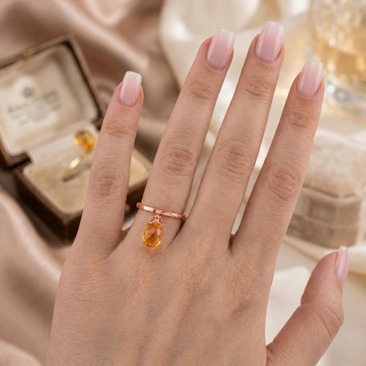 Rose Gold Citrine — Demetra