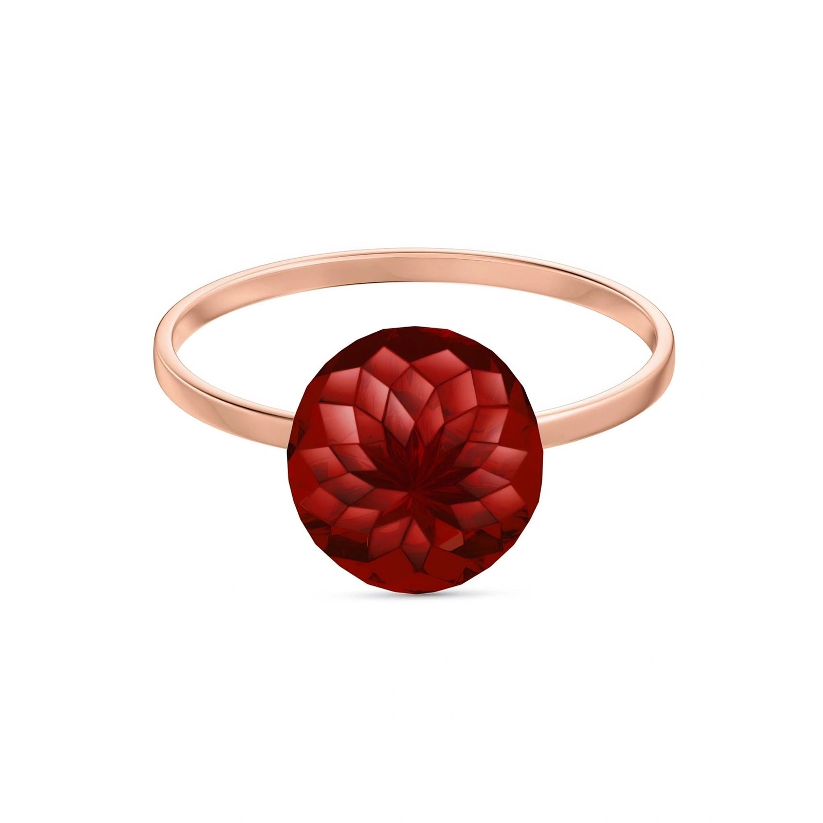 Rose Gold Garnet — Demetra