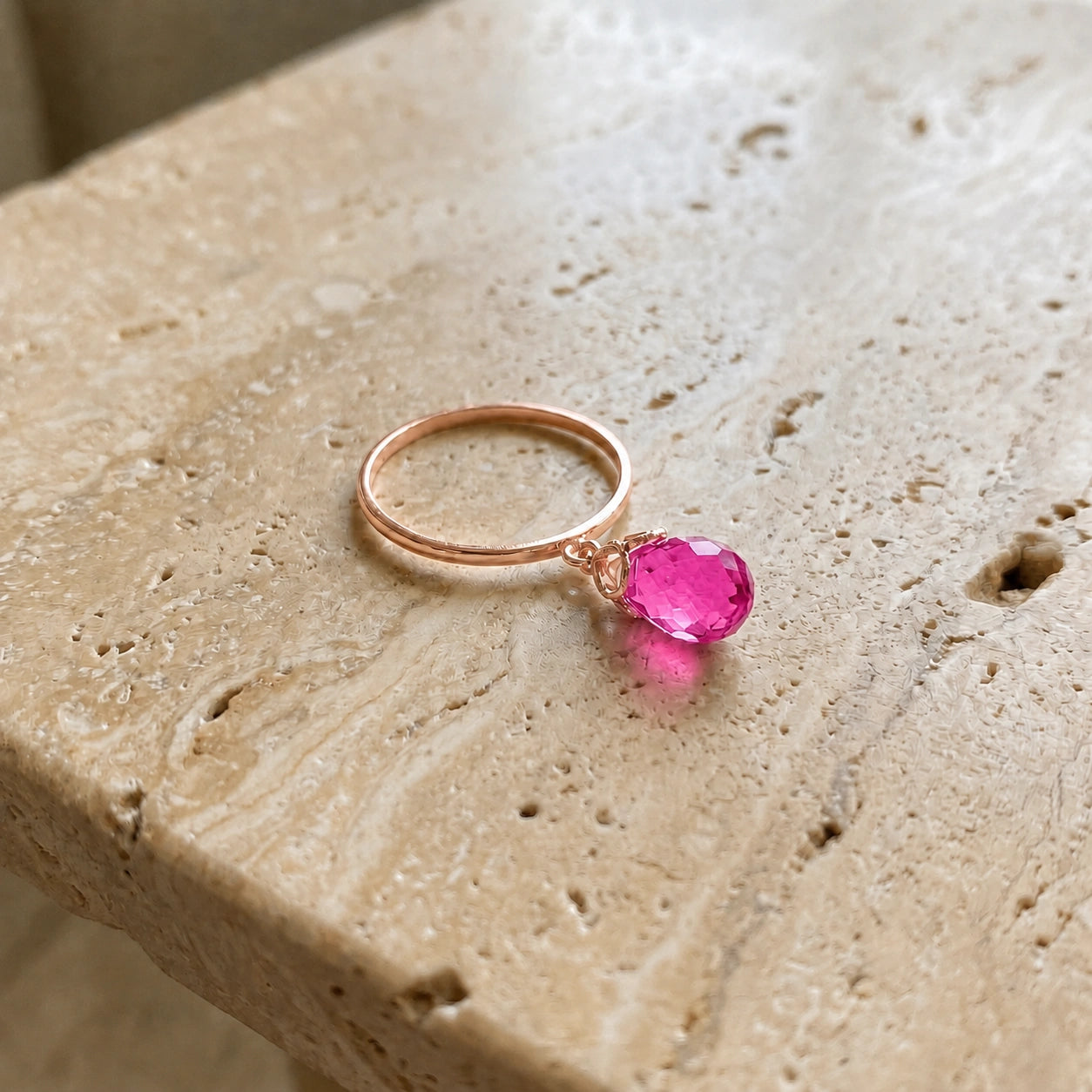 Rose Gold Pink Topaz — Demetra